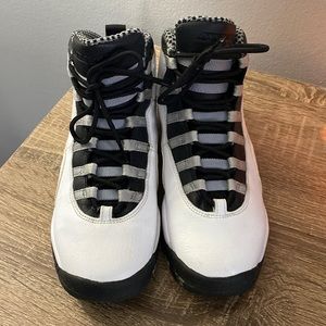 Air Jordan’s Retro 10’s Size 6Y Black/White/Gray